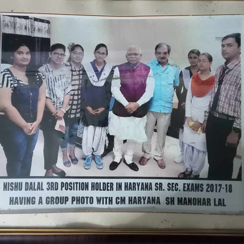 3rd Position Holder in Haryana