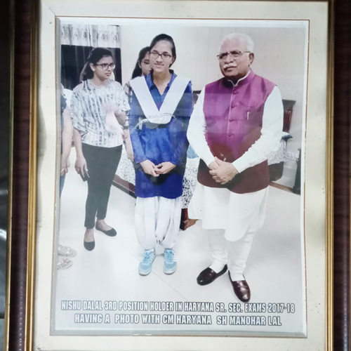 3rd Position Holder in Haryana